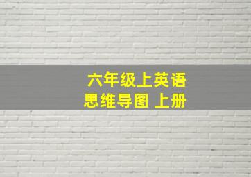 六年级上英语思维导图 上册